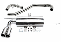 Audi / VW A3, Golf V, Golf Plus A3, Typ 8P, / Golf V, Typ 1K, / Golf Plus, Typ 1KP 2003-2013 Avgassystem Racing Rostfritt Stål TA Technix